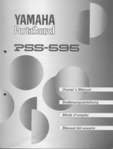 Yamaha PSS-595 Manual do proprietário