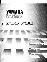 Yamaha PSS-790 Manual do proprietário
