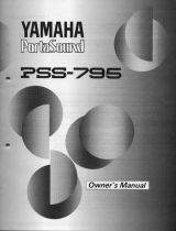 Yamaha PSS-795 Manual do proprietário
