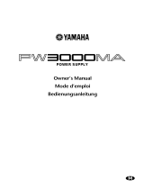 Yamaha PW3000MA Manual do usuário