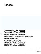 Yamaha QX3 Manual do proprietário