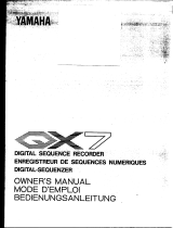 Yamaha QX7 Manual do proprietário