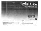 Yamaha R-30 Manual do proprietário