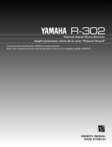 Yamaha R-302 Manual do usuário