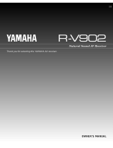 Yamaha R-V902 Manual do usuário