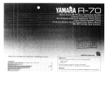 Yamaha R-70 Manual do proprietário