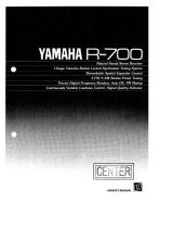 Yamaha R-700 Manual do proprietário