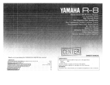 Yamaha R-8 Manual do proprietário