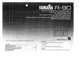 Yamaha R-90 Manual do proprietário