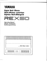 Yamaha REX50 Manual do proprietário