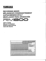 Yamaha RM800 Manual do usuário