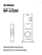 Tamaha RP-U200 Manual do usuário