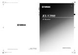 Yamaha RX V3900 - AV Network Receiver Manual do usuário