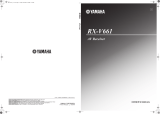 Yamaha RX V661 - AV Receiver Manual do usuário