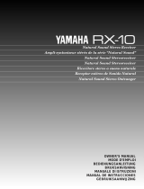 Yamaha RX-10 Manual do proprietário