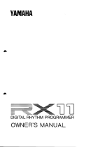 Yamaha RX11 Manual do proprietário