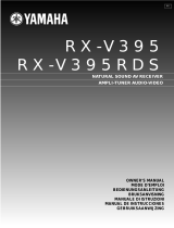 Yamaha RX-V395RDS Manual do usuário
