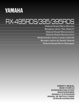 Yamaha RX-395RDS Manual do usuário