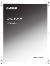 Yamaha RX-V450 Manual do usuário