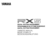 Yamaha RX5 Manual do proprietário
