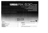 Yamaha RX-530 Manual do proprietário