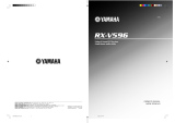Yamaha RX-596 Manual do usuário