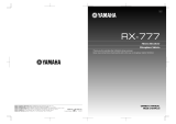 Yamaha RX-777 Manual do usuário