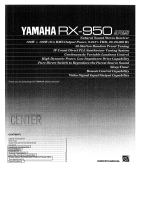 Yamaha RX-950 Manual do proprietário