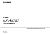 Yamaha RX-A1030 Manual do usuário