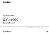 Yamaha RX-A1060 Manual do proprietário