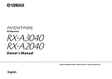 Yamaha RX-A3040 Manual do proprietário