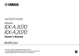 Yamaha RX-A2070 Manual do usuário