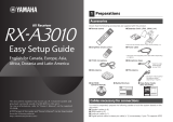 Yamaha RX-A3010 Manual do proprietário