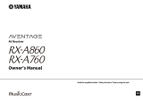 Yamaha RX-A760 Manual do proprietário