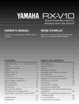 Yamaha RX-V10 (tuner + ampl) Manual do usuário