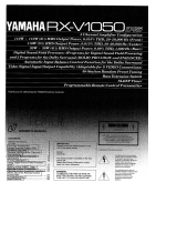 Yamaha RX-V1050 Manual do proprietário