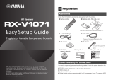 Yamaha RX-V1071 Manual do proprietário