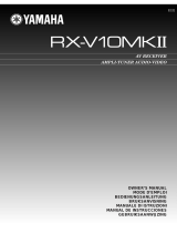 Yamaha RX-V10MKII Manual do proprietário