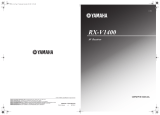 Yamaha RX-V1400 Manual do usuário