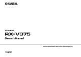 Yamaha RX-V375 Manual do proprietário