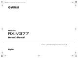 Yamaha Audio RX-V377 Manual do usuário