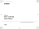 Yamaha RX-V379 Manual do proprietário