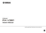 Yamaha RX-V381 Manual do proprietário