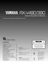 Yamaha RX-V490 Manual do usuário
