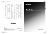 Yamaha RX-V463 Manual do proprietário