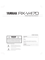 Yamaha RX-V470 Manual do usuário