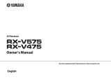 Yamaha RX-V475 Manual do usuário