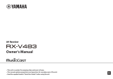 Yamaha RX-V483 Manual do proprietário