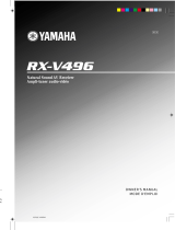 Yamaha RX-V496 Manual do usuário