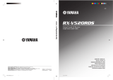 Yamaha RX-V520RDS Manual do usuário